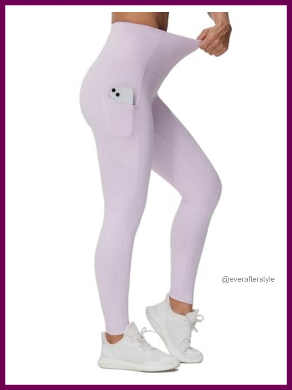 Women's High Waisted Yoga Leggings with Pockets, Tummy Control Workout Pants